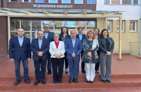 Ръководството на БСК посети Бургаския държавен университет