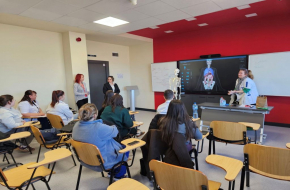 Студенти от специалност „Рентгенов лаборант“ при БДУ провеждат практическо обучение в УМБАЛ „Дева Мария“